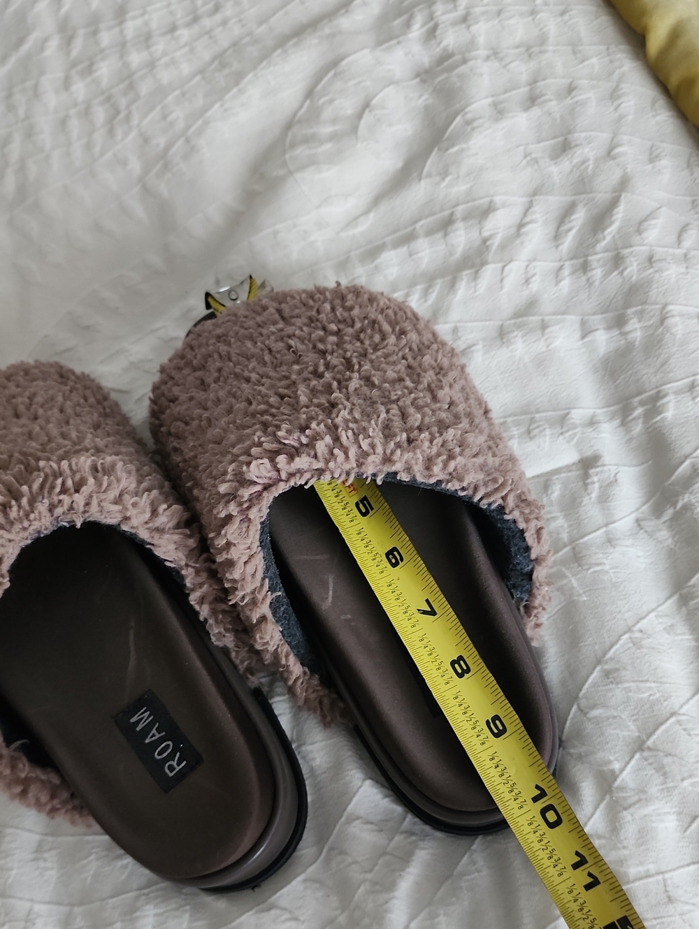Roam Fuzzy Platform Sludes Size 7 - Picture 8 of 9